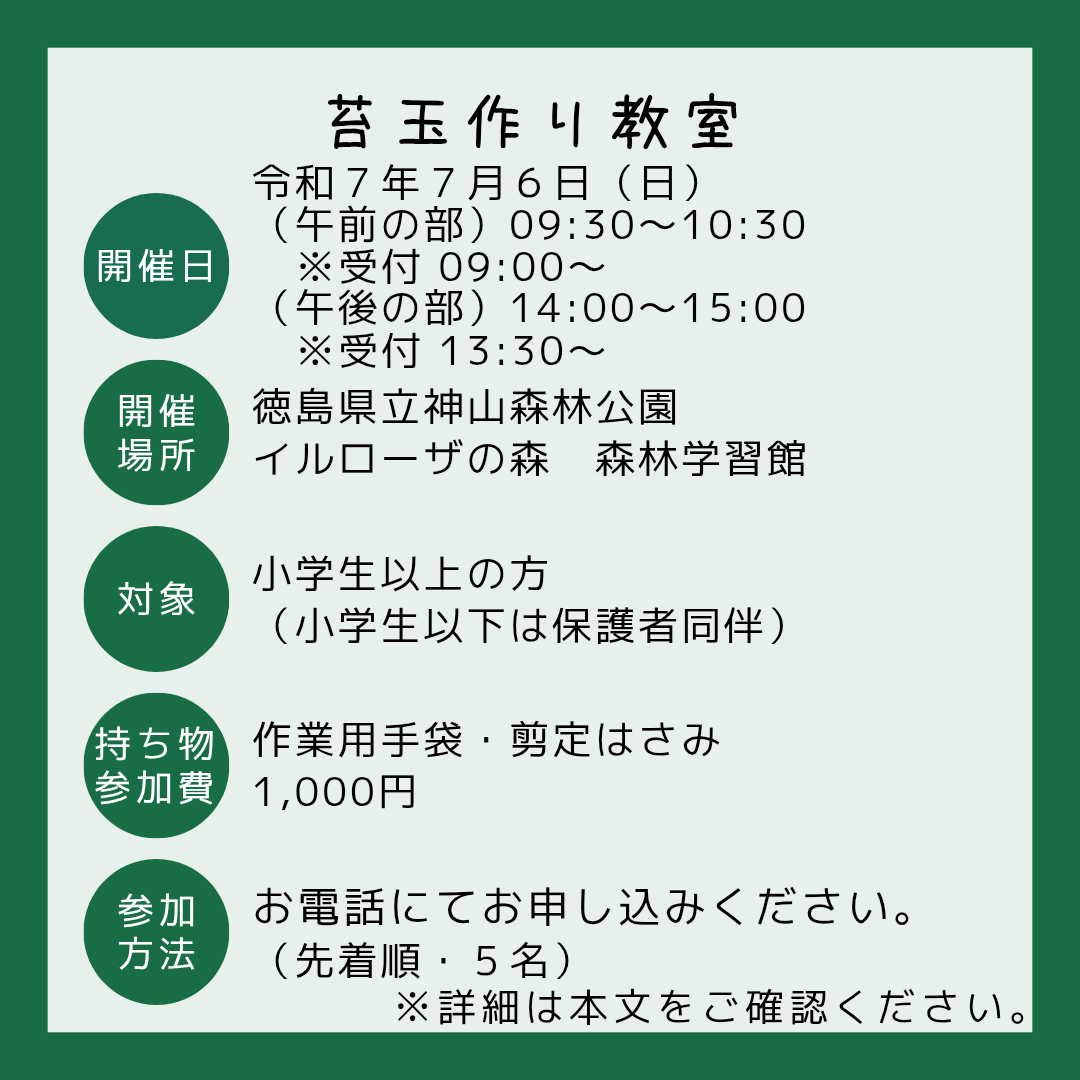苔玉作り教室